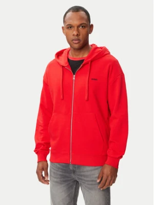 HUGO Bluza Dapozip 50548651 Czerwony Relaxed Fit