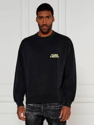 HUGO Bluza Dargentix | Regular Fit czarny