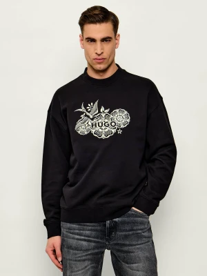 HUGO Bluza Darony | Relaxed fit czarny