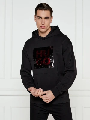 HUGO Bluza Deseqino | Relaxed fit czarny