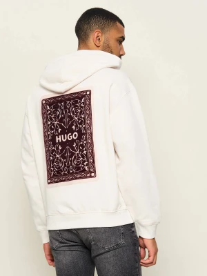 HUGO Bluza Dewerhood | Relaxed fit biały