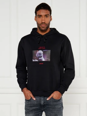 HUGO Bluza Diskellington | Regular Fit czarny