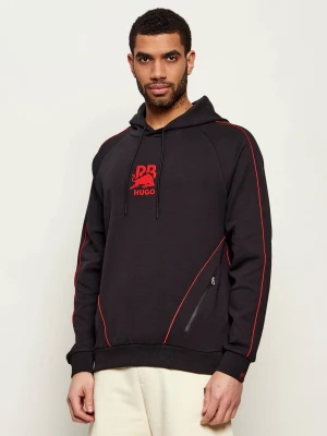 HUGO Bluza Dofrentis_RB | HUGO x Racing Bulls | Relaxed fit czarny