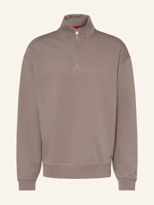 Hugo Bluza Dresowa Typu Troyer Dalizip beige