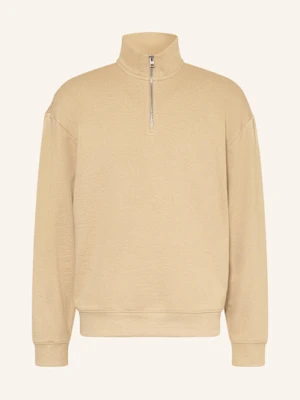 Hugo Bluza Dresowa Typu Troyer Durty beige