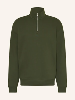 Hugo Bluza Dresowa Typu Troyer Durty gruen