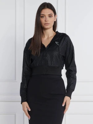 HUGO Bluza Drunella | Cropped Fit czarny