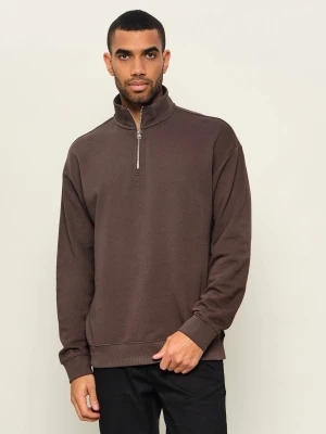 HUGO Bluza Durty244 | Relaxed fit brązowy