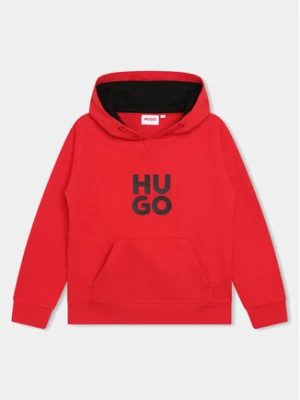 Hugo Bluza G00022 D Czerwony Regular Fit