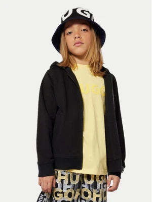 HUGO Bluza G00355 S Czarny Regular Fit