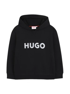 HUGO Bluza G01007 S Czarny Regular Fit