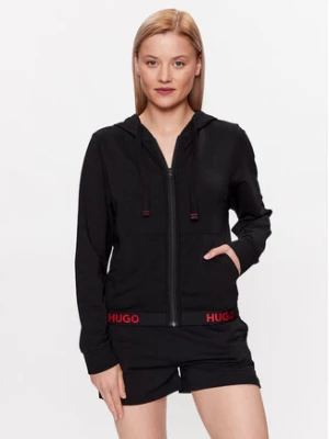 Hugo Bluza Logo 50490599 Czarny Regular Fit