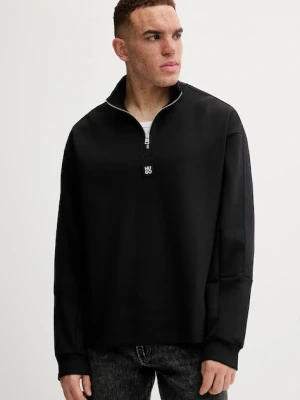 HUGO bluza Danovotop męska kolor czarny gładka 50546402