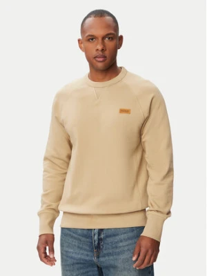 HUGO Bluza Nevacrew 50564038 Beżowy Regular Fit