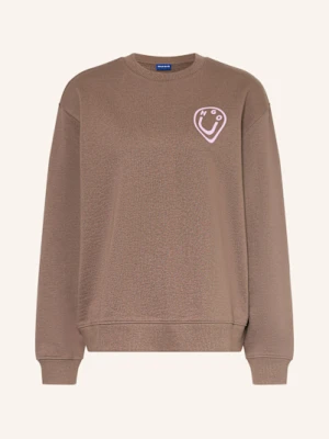 Hugo Bluza Nierozpinana Oversize Crew braun