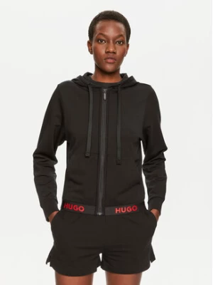 Hugo Bluza Sporty Logo 50520504 Czarny Relaxed Fit