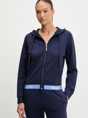HUGO bluza SPORTY LOGO_JACKET granatowy
