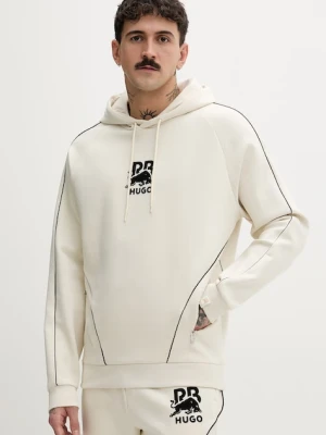 HUGO bluza z kapturem męska bawełniana z elastanem Dofrentis_RB