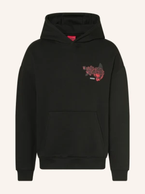 Hugo Bluza Z Kapturem Oversize Dagethood schwarz