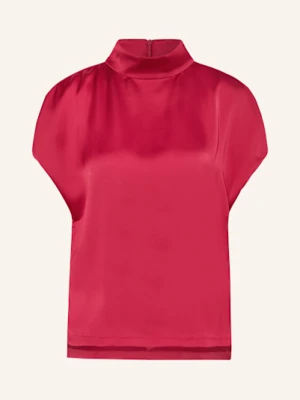 Hugo Bluzka Bez Rękawów Caneli-1 Z Satyny rot