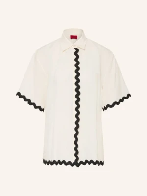 Hugo Bluzka Camule Z Rękawami 3/4 weiss