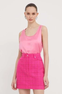 HUGO bluzka damska kolor różowy gładka 50509446