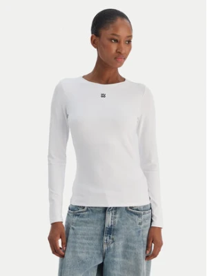 HUGO Bluzka Dasiia 50545208 Biały Slim Fit