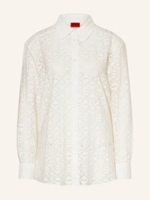 Hugo Bluzka Oversized The Oversize Shirt weiss