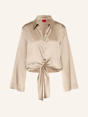 Hugo Bluzka Satynowa Errika beige