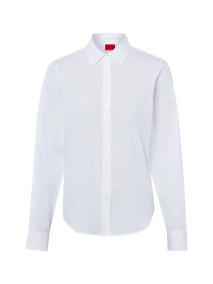 HUGO Bluzka - The Essential Shirt Kobiety Bawełna biały