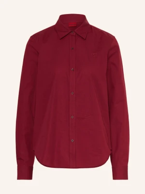 Hugo Bluzka The Essential Shirt rot CIEMNOCZERWONY