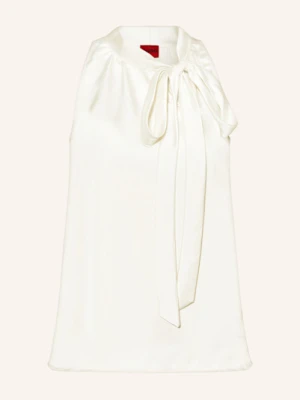 Hugo Bluzka Z Wiązaniem Pod Szyją Celuni Z Satyny weiss