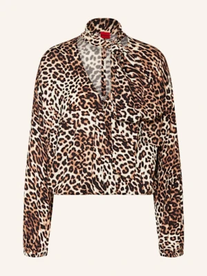 Hugo Bluzka Z Wiązaniem Pod Szyją Cunea beige