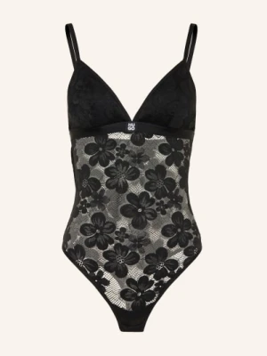 Hugo Body Na Ramiączkach Bloom Lace schwarz