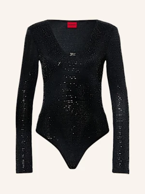 Hugo Body Ze Stringami Dammery Z Cekinami schwarz