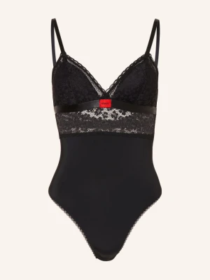 Hugo Body Ze Stringami Savana schwarz CZARNY