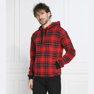 Hugo Bodywear Bluza Checked Sweat Hood | Regular Fit