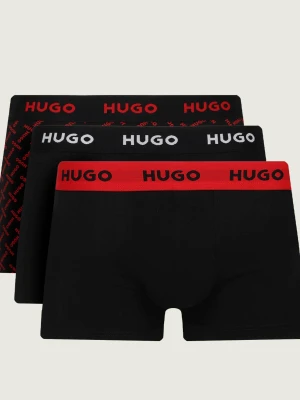 Hugo Bodywear Bokserki 3-pack Design czarny