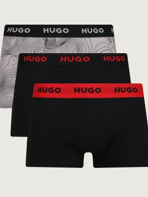 Hugo Bodywear Bokserki 3-pack Design czarny