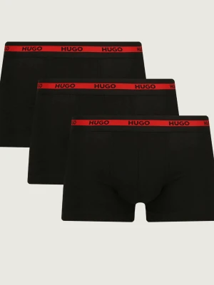 Hugo Bodywear Bokserki 3-pack TRUNK TRIPLET PLANET czarny