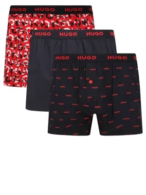 Hugo Bodywear Bokserki 3-pack WOVEN BOXER TRIPLET