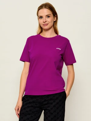 Hugo Bodywear Góra od piżamy ID | Regular Fit fioletowy