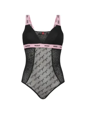 Hugo Bodywear Koronkowe body | Slim Fit