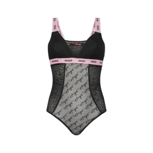 Hugo Bodywear Koronkowe body | Slim Fit
