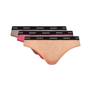 Hugo Bodywear Koronkowe stringi 3-pack