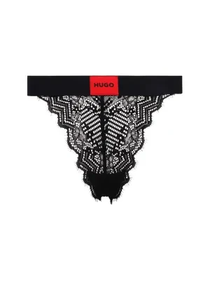 Hugo Bodywear Koronkowe stringi