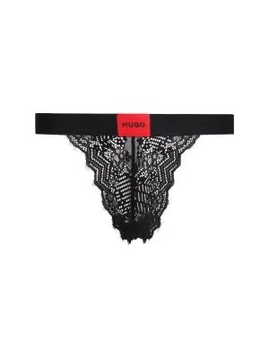 Hugo Bodywear Koronkowe stringi LACE