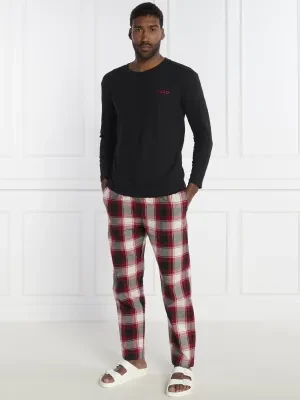 Hugo Bodywear Piżama Soft Check Long Set | Relaxed fit