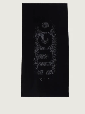 Hugo Bodywear Ręcznik kąpielowy SPRAY LOGO | 80 x 160 cm czarny