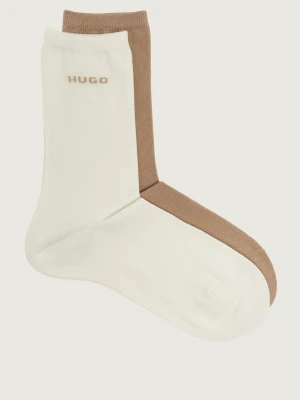 Hugo Bodywear Skarpety 2-pack Rs Uni Logo Cc W beżowy